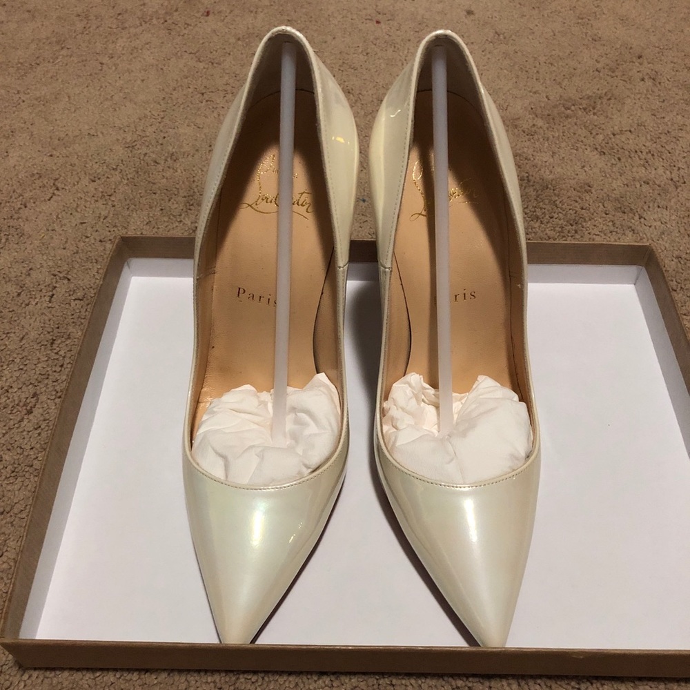 Louboutin So Kate pumps Pearl Wedding 36.5